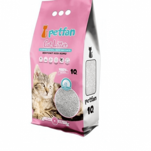 رمل 10 لتر بت فان للقطط برائحة بودرة الأطفال