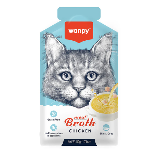 We ask for chicken broth for cats 50g