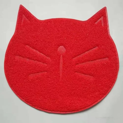 سجادة قطط للتربوكس على شكل رأس قطة