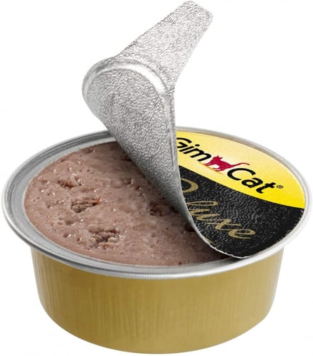 غذاء تكمیلي رطب للقطط بنكهة الكبد من جيم كات