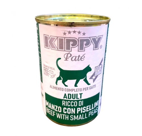 كرتون 24 معلب من كيبي طعام قطط رطب باللحم والفاصول...