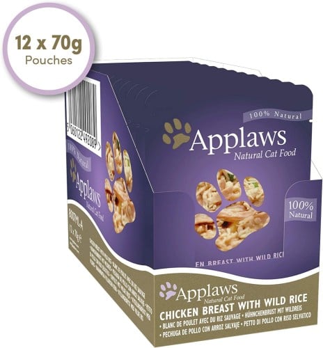 كرتون 12 ظرف من ابلاوز اظرف طعام رطب للقطط صدر دجا...