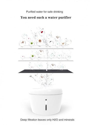 نافورة ماء للقطط بسعة 2.5 لتر