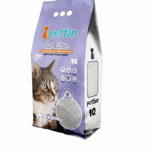 رمل 10 لتر بت فان للقطط برائحة اللافندر