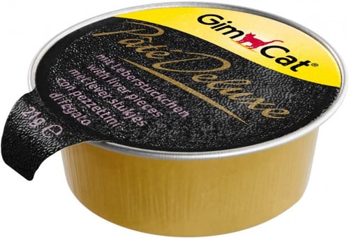 غذاء تكمیلي رطب للقطط بنكهة الكبد من جيم كات