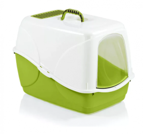 صندوق للرمل مصنوع من الفايبر بلاستيك للقطط