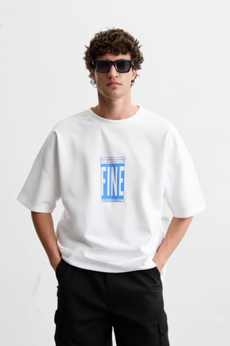 تيشرت فاين جرافيك