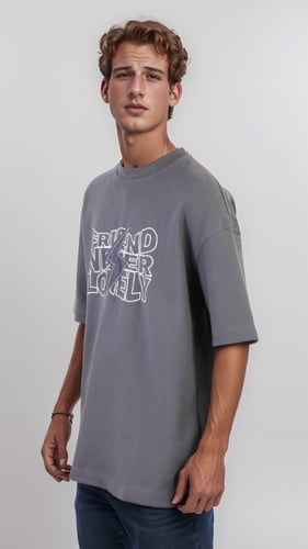 تيشرت رجالي اوفر سايز براند تومر