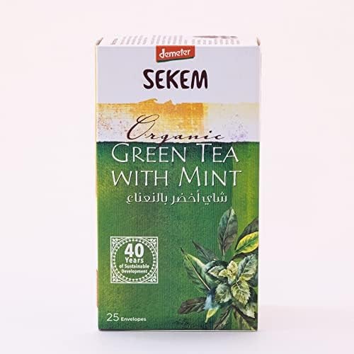 شاهي اخضر بالنعناع 25 ظرف - sekem