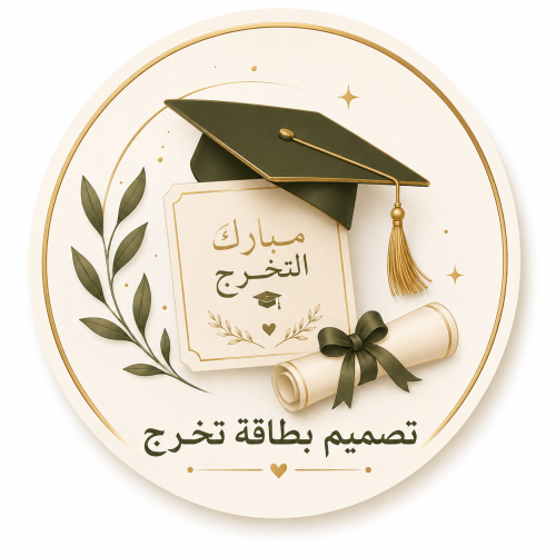 تصميم بطاقة تخرج