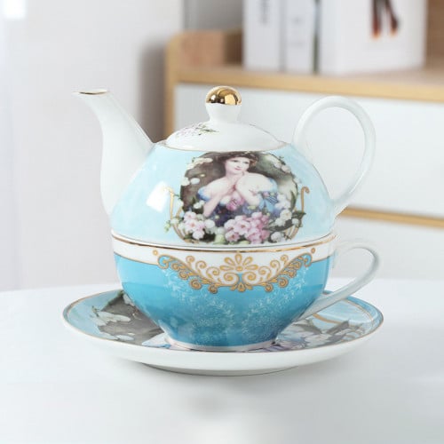 طقم كوب وأبريق شاي إنجليزي Tatiana