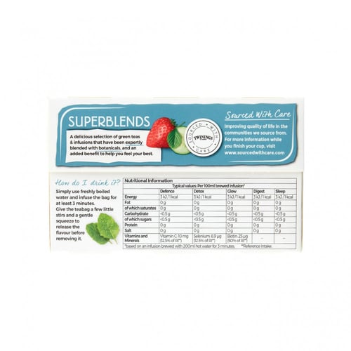 شاي أعشاب مزيج سوبر Twining تشكيلة متنوعة