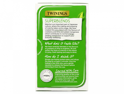 شاي أخضر مزيج سوبر Twining الماتشا