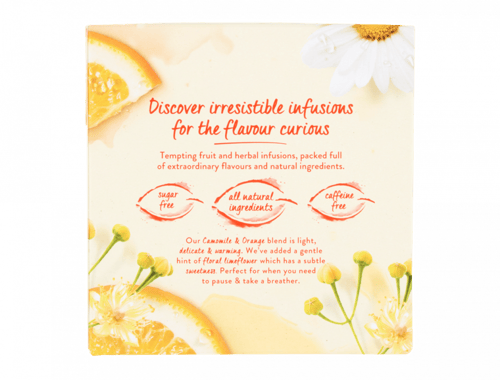 شاي أعشاب Twining بالبرتقال والبابونج مع أزهار الل...