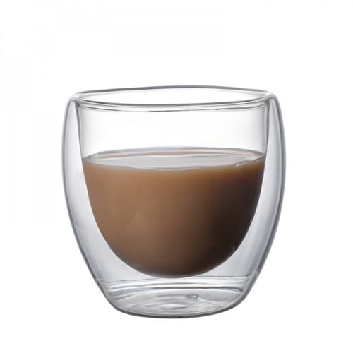 كوب زجاجي مزدوج Aero