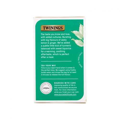 شاي أعشاب Twining BioBlend بالليمون والزنجبيل