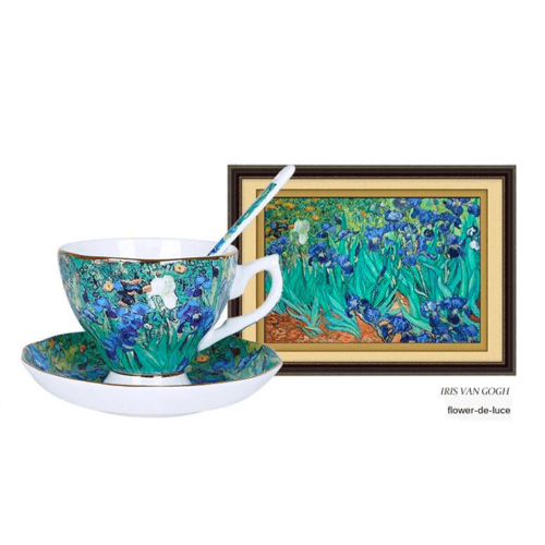 كوب شاي إنجليزي Van Gogh Flower De Luce