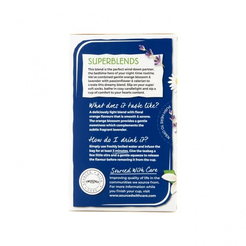 شاي أعشاب مزيج سوبر Twining لنوم أفضل