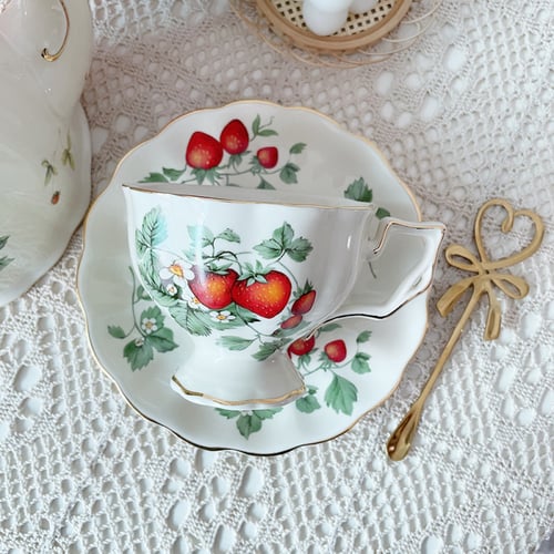 كوب شاي إنجليزي Strawberry