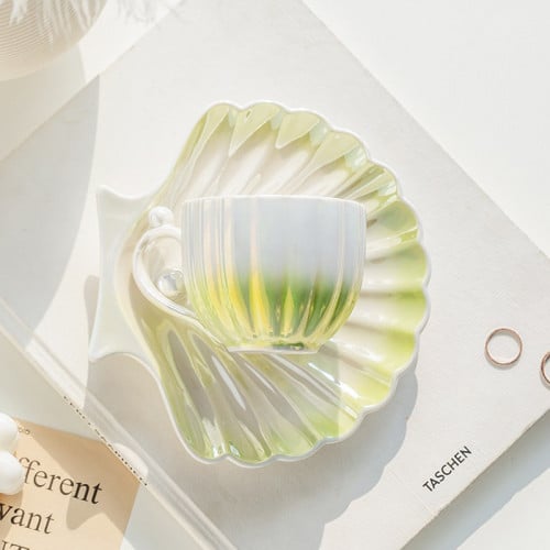 كوب شاي إنجليزي Pearl أخضر