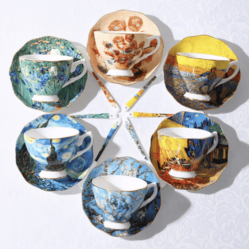 كوب شاي إنجليزي Van Gogh Sunflowers