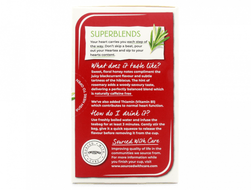 شاي أعشاب مزيج سوبر Twining لصحة القلب