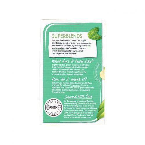 شاي أعشاب مزيج سوبر Twining التمثيل الغذائي