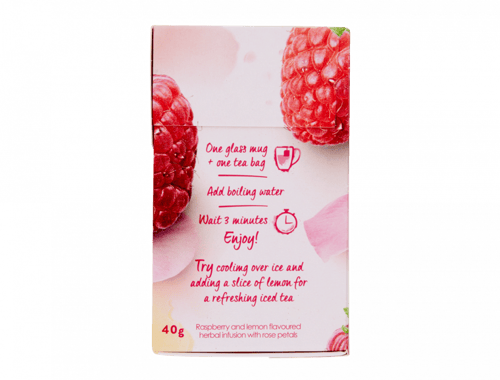 شاي فواكه Twining بالتوت والليمون مع بتلات الورد