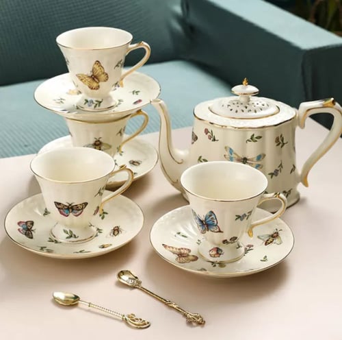 كوب شاي إنجليزي Butterfly A