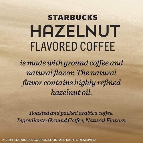 قهوة Starbucks بنكهة البندق