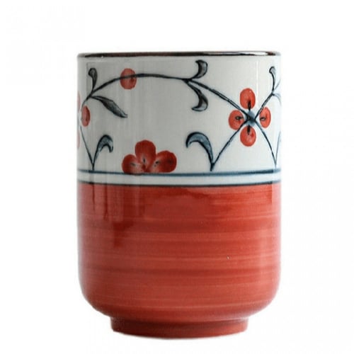 كوب قهوة لاتيه Orchid أحمر