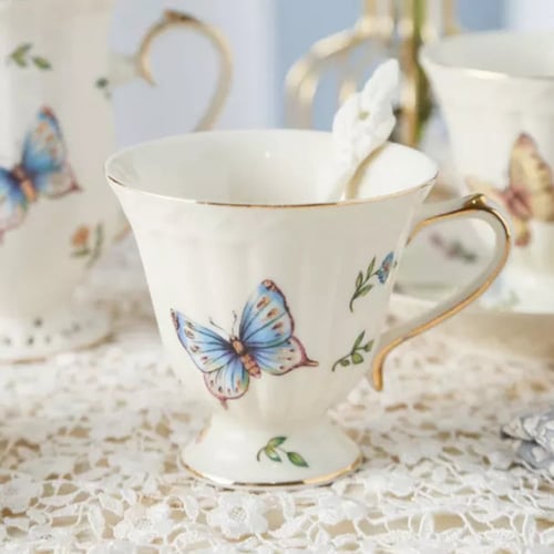 كوب شاي إنجليزي Butterfly A