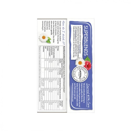 شاي أعشاب مزيج سوبر Twining تشكيلة النوم والاسترخا...