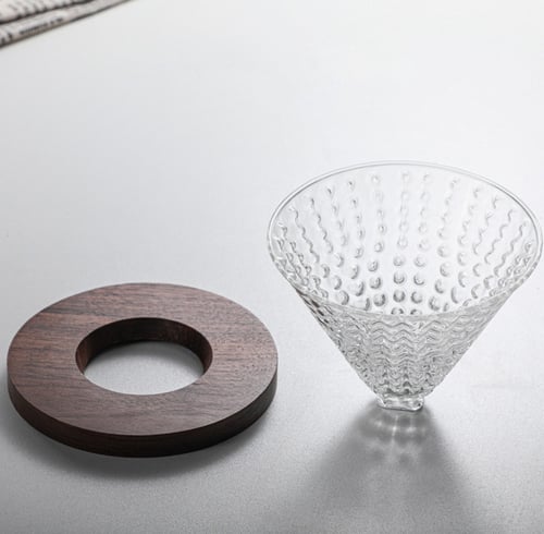 قمع تقطير مع إبريق زجاجي V60