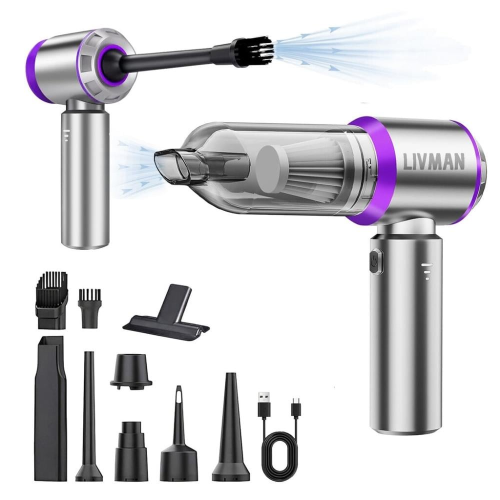 مكنسة كهربائية لاسلكية محمولة باليد للسيارة و المن...