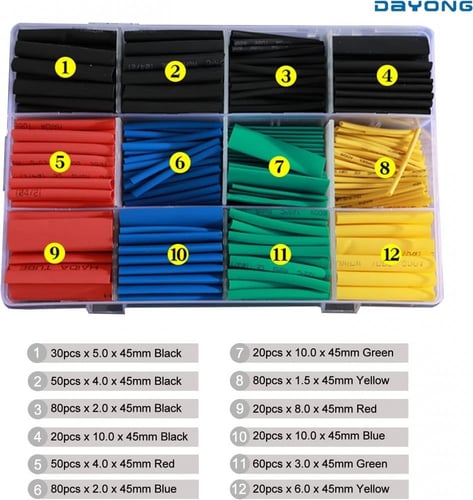 عازل حراري | للأسلاك ( شرينك ) 530 قطعة