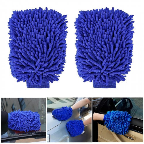 قفاز غسيل | مايكروفايبر فائق النعومة - (لون عشوائي...