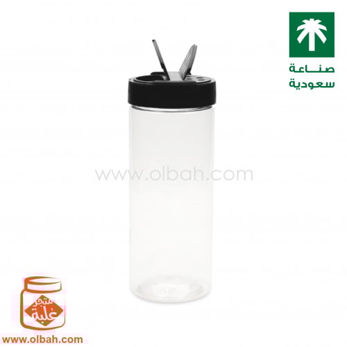 علبة حجم 300مل غطاء أسود - الكمية 100 علبة