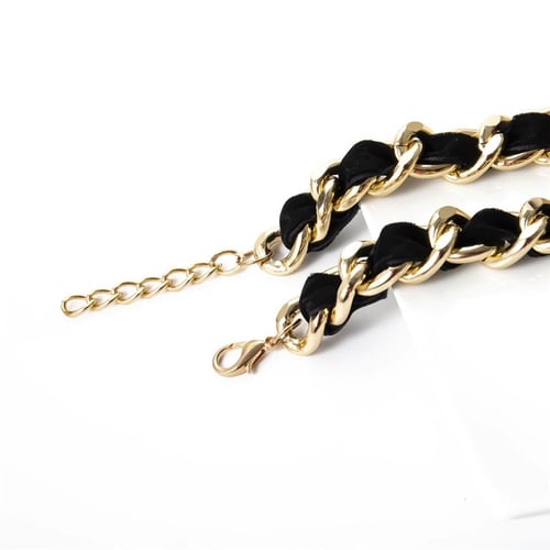 سلسال للنساء جنزير سلسلة لون ذهبي شكل 3