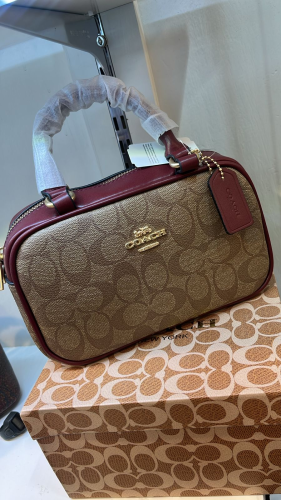 شنطة كوتش بيج - عنابي