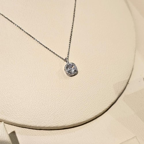 سلسال زركون فضي انيق