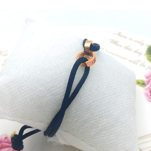 اسوارة كارتير الخيط روز قولد