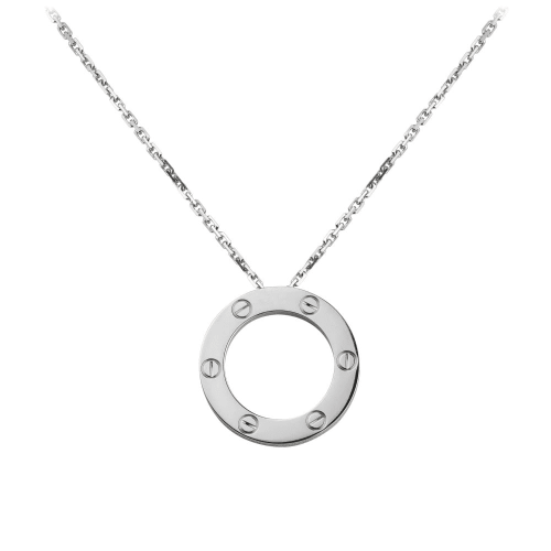 سلسال الحب مطلي بالذهب بدون أحجار بتصميم مستوحى من...