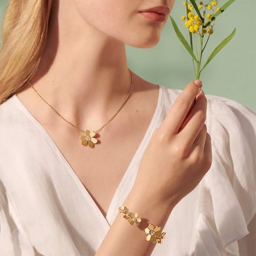 سلسال فان كليف وردة فريفول ذهبي