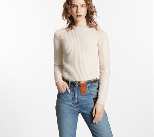 حزام لوي فيتون دبل فيس