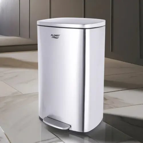 سلة مهلات ستيل 50 لتر