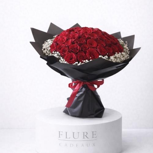 هيبة الورد - باقة الورد الاحمر الملكي