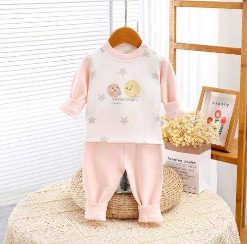 طقم بيجامات بيبي كيوت قطعتين للبنات والأولاد