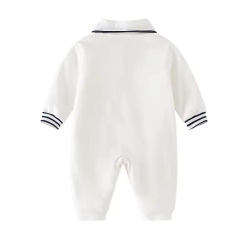 بدلة افرول بيبي حديث الولادة بربطة عنق