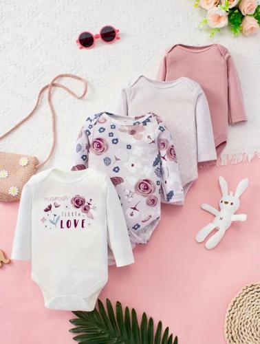 طقم سالوبيت بيبى بناتي بكم أربع قطع